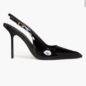 Leona 115MM Patent Leather Slingback Pumps